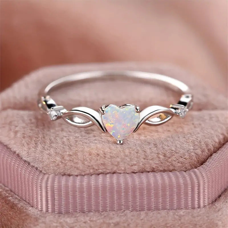 Heart-Shaped Love Ring