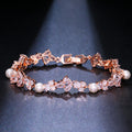 Pearl Zircon Bracelet