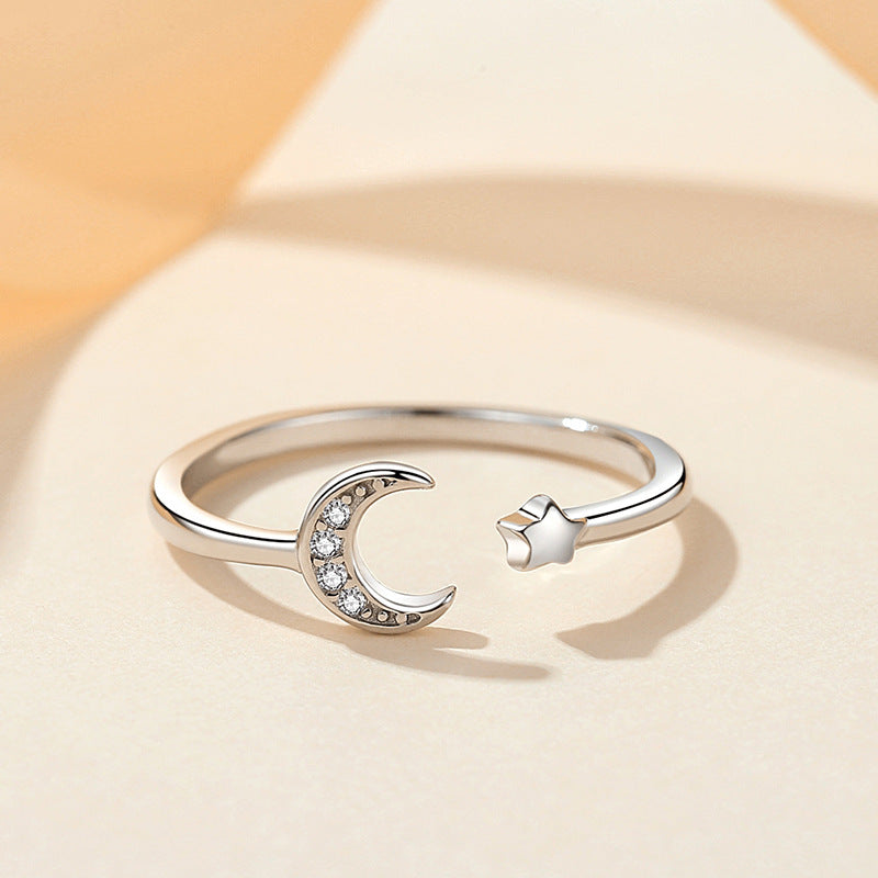 Star & Moon Ring