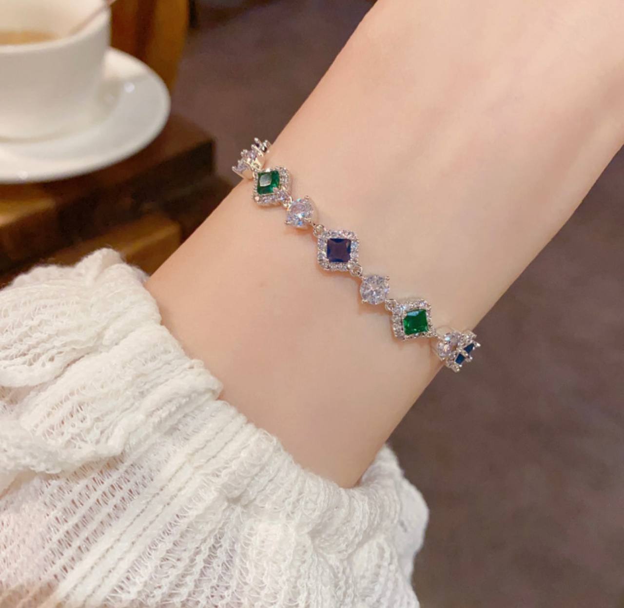 Colorful Zircon Bracelet