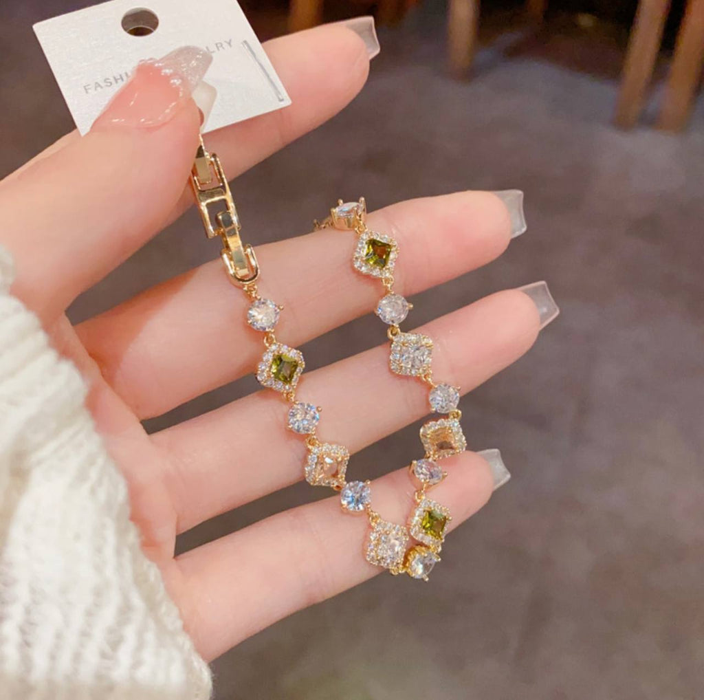 Colorful Zircon Bracelet