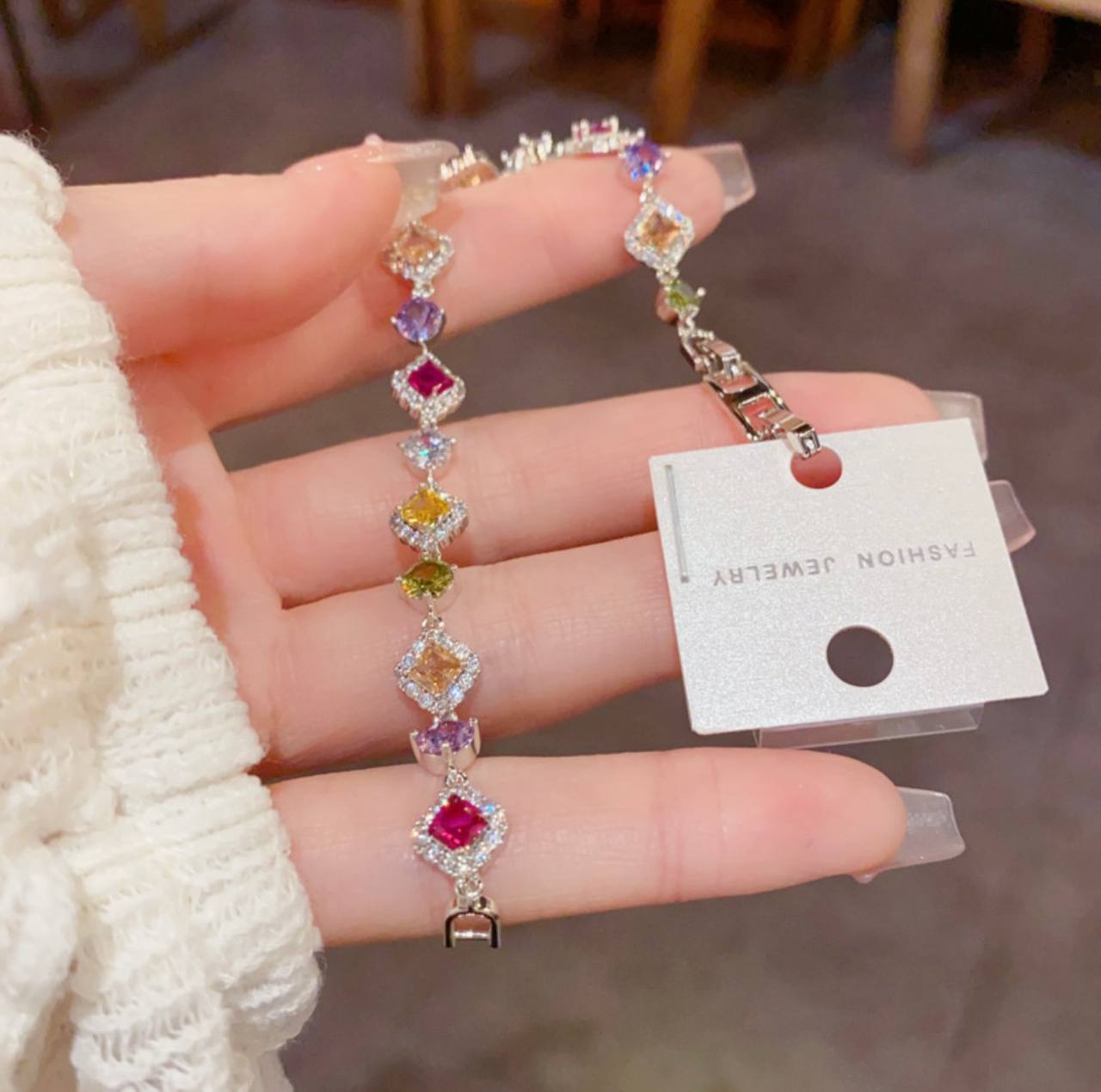 Colorful Zircon Bracelet