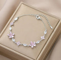 Cherry Blossom Crystal Bracelet